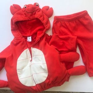 Halloween costume - crab - size 3-6 months